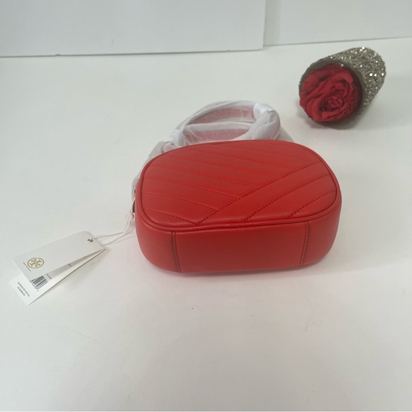 Tory Burch Kira Camera Bag In Bright Samba Color- New W/ Tag & Dust Bag- Reemoly - Picture 6 of 16